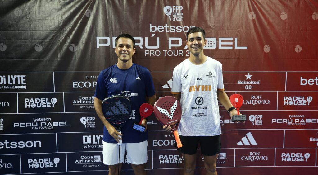 DUILIO BERETTA Y MATÍAS ALTIERI REVALIDARON EL TÍTULO DE PRIMERA CATEGORÍA EN EL TORNEO GOLD DEL BETSSON PERÚ PÁDEL PRO TOUR 2026 356a8915 (1)